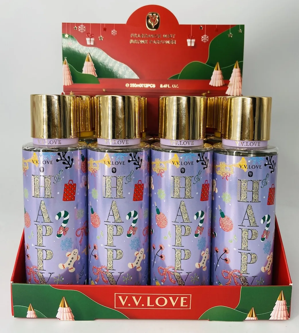 VL9056-123 V.V LOVE NEWEST 250ML  BODY SPRAY FOR XMAS DAY