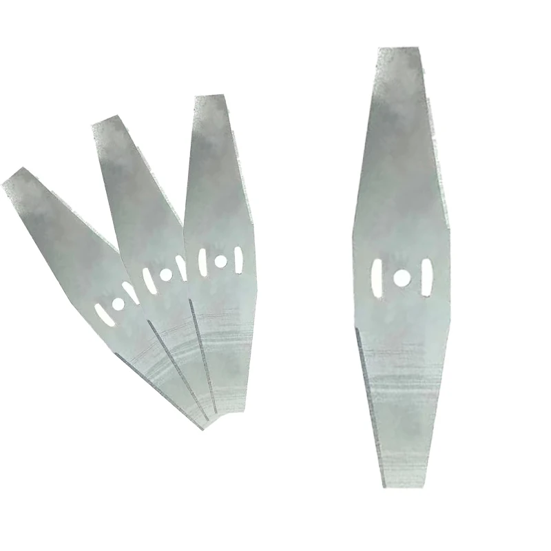 Durable gear mower mulching blade 2 teeth SK5 polished blade grasscut replacement blade for lawnmower