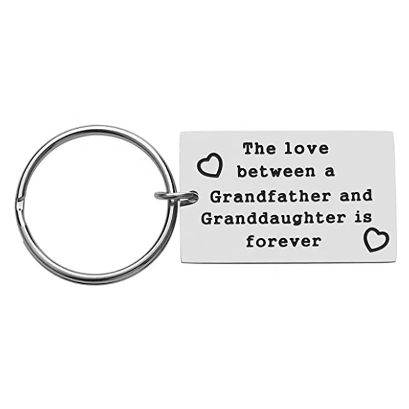 High Quality Solid Souvenirs Craft Gift Custom Logo Round Heart Shape Stainless Steel Promotion Gift Keychain Cheap Key Chain