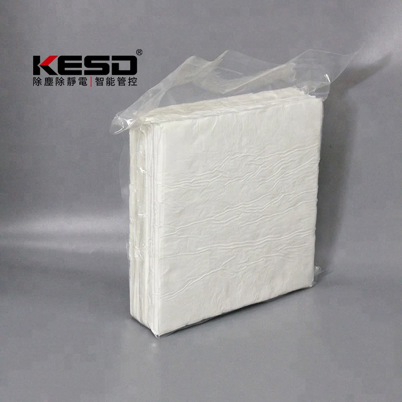 Wholesale 100% Polyester sgs 105g Disposable Silicon Free Electronic 1000 Class 1009sle Best Quality Cleanroom Wiper 9x9