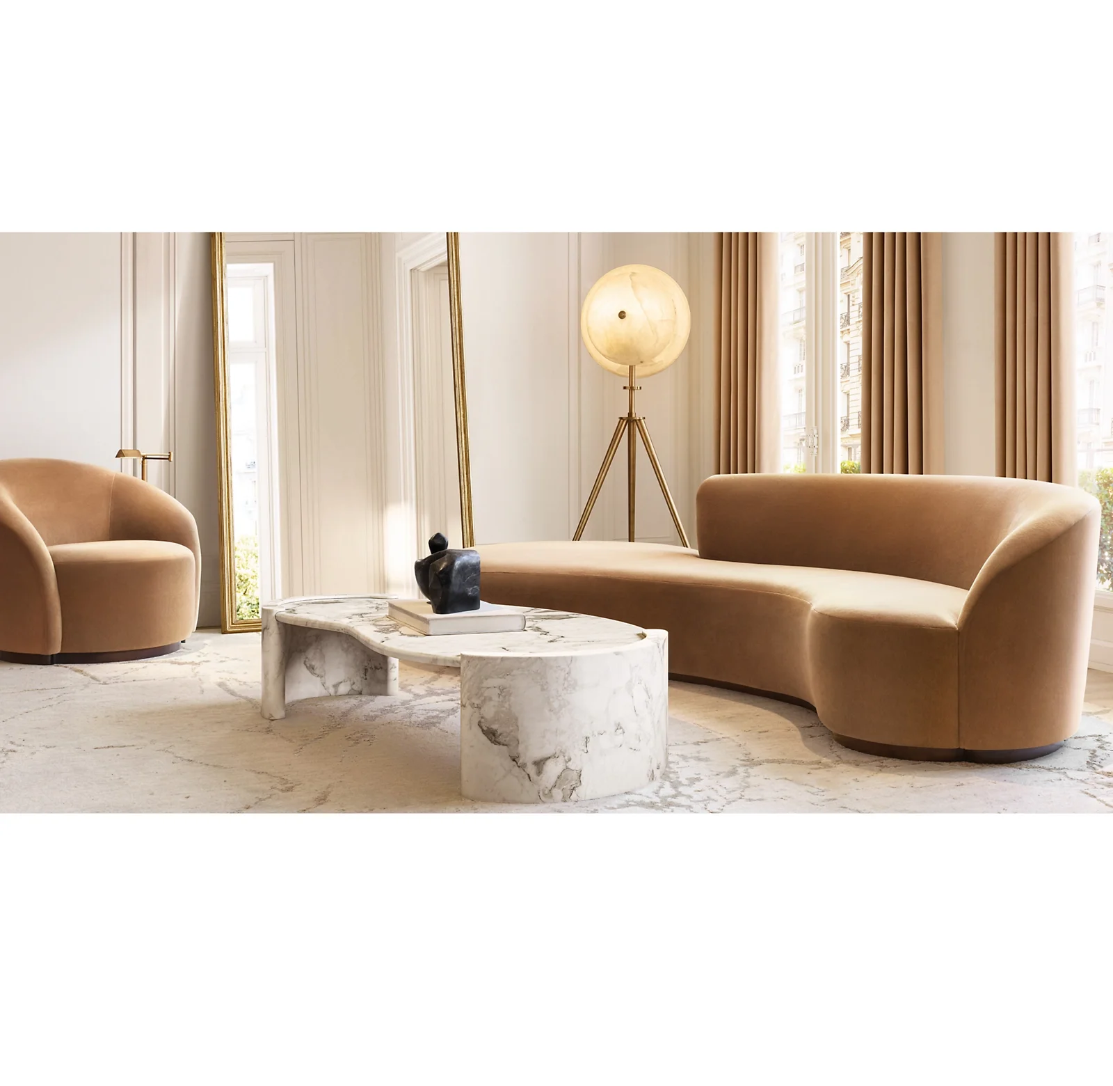New Design Indoor Luxury Sofa Living Room Furniture Upholstered Wooden Plinth Base Long Couches Sofas