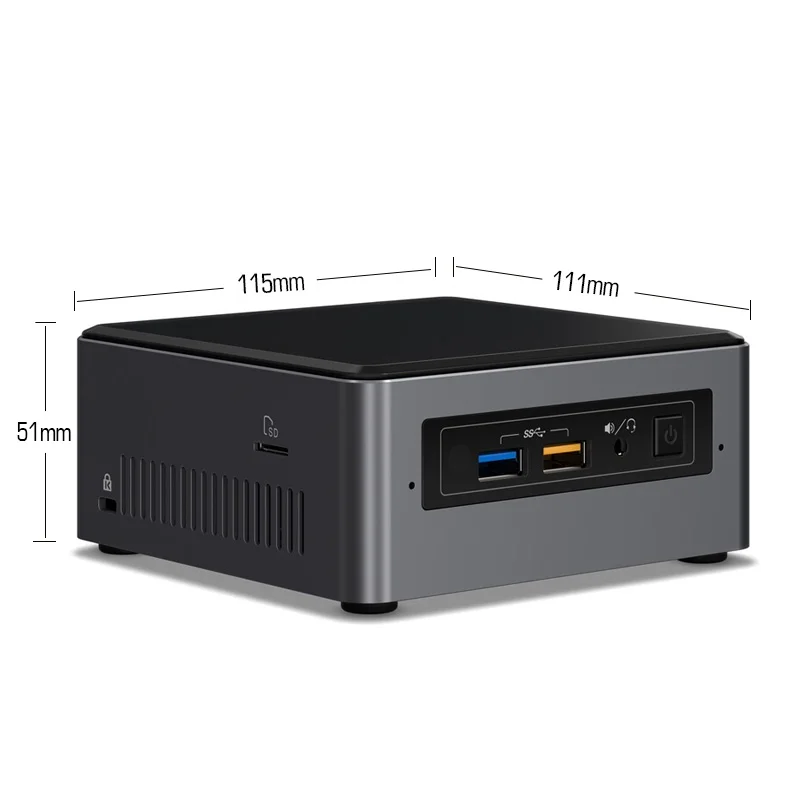 
2021 China Wholesale Premium NUC C7I5BNH 16GAMD+500GSSD desktop computer gaming prebuilt gaming pc 