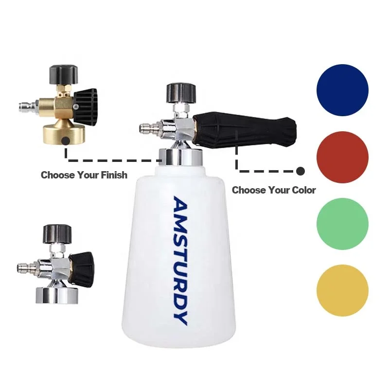 AMSTURDY FCK03N premium wide neck adjustable car wash hi pressure jet foam snow cannon