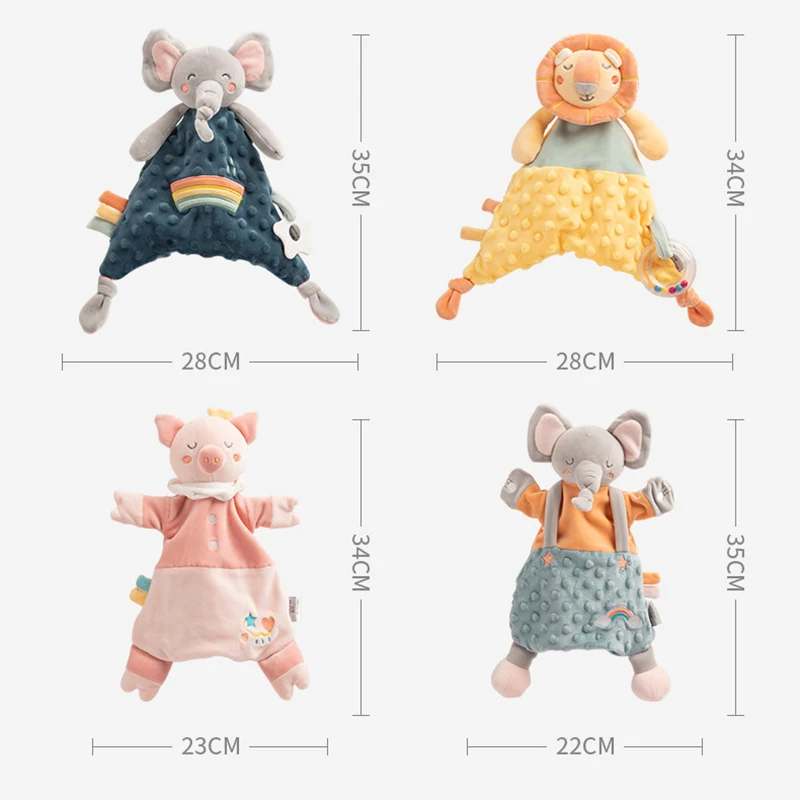 Custom Logo Super Soft Flannel Newborn Baby Blanket  Accessible Plush Toy Baby Hooded Towels