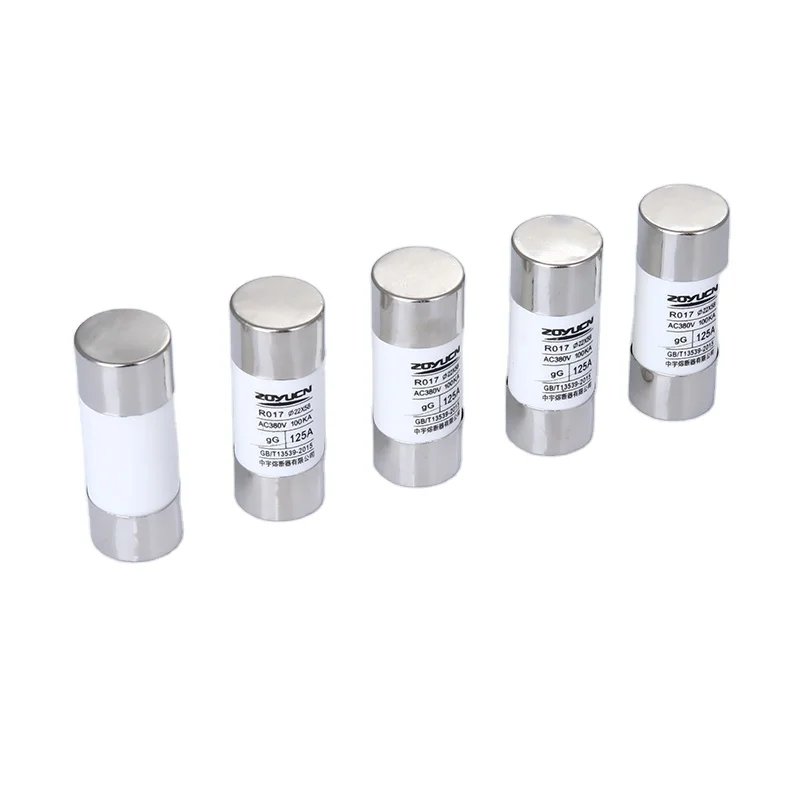 New original R017 63A 80A 100A 125A 22X58MM Ceramic fuse