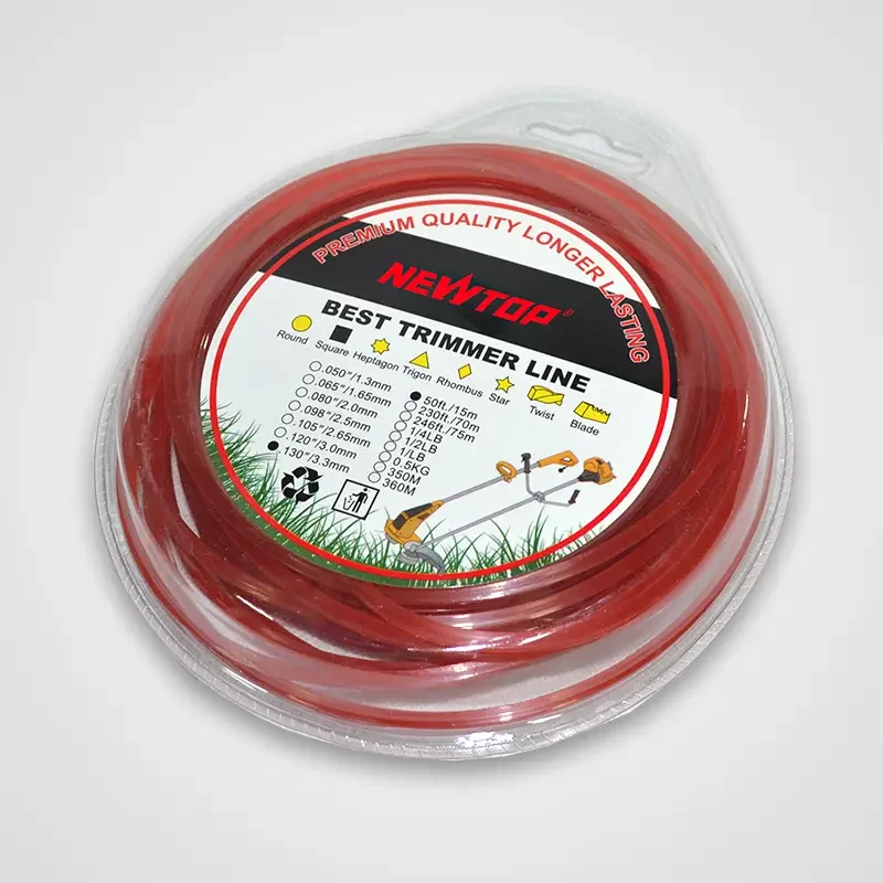 NEWTOP Good Quality 2mm 2.4mm 2.4 mm 2.65mm 3mm 3.3mm 3.5mm 4mm 1Lb Garden Brush Cutter Cutting Nylon Grass Weed Trimmer Line