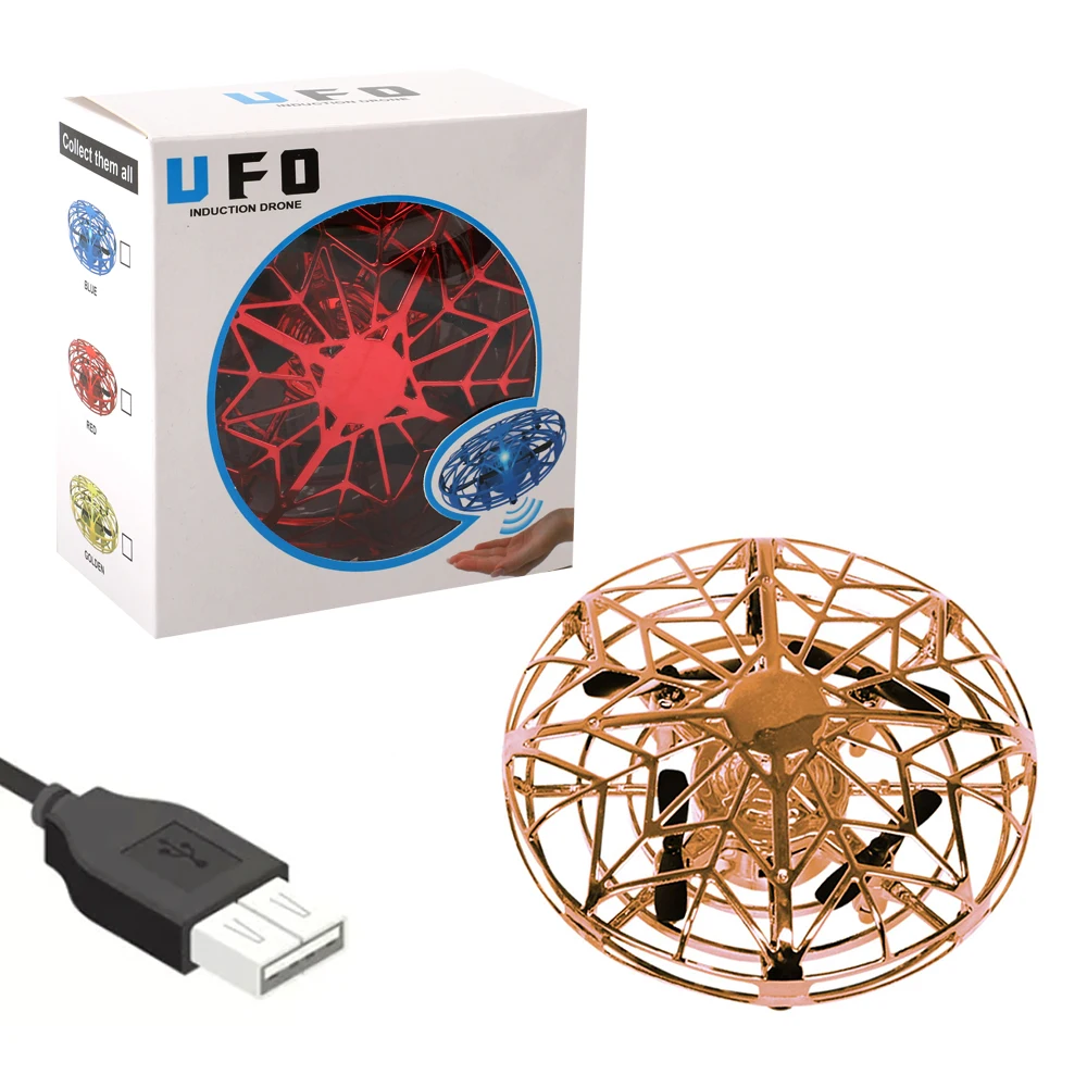 HW 360 Rotating Hover Orb Magic Led Mini Flying Spinner Boomerang Ball toy Drone UFO Flynova Pro Flying Ball