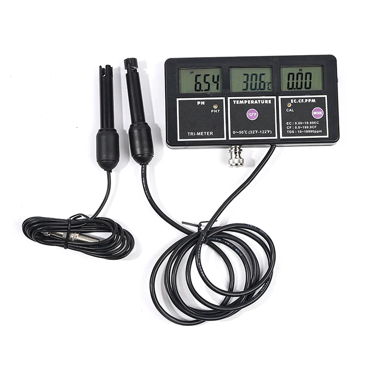 Онлайн PH/EC/CF/TDS/Температура монитор PH-116 многопараметрический монитор качества воды 5 в 1 метр TDS 0,00 ~ 14,00 ph-метр Тип