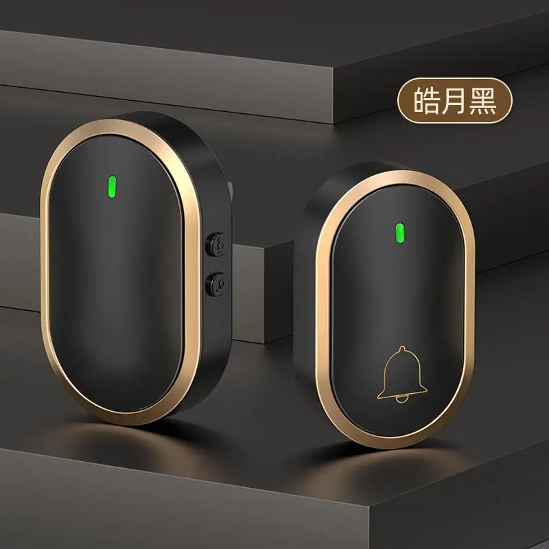Беспроводной Водонепроницаемый дверной звонок 300 м 60 Song EU AU UK US Plug smart Door Bell 110V-220V 1 Кнопка приемник