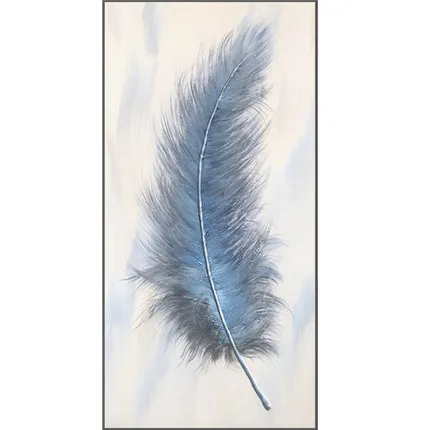 Home decoration Wall art painting nordic style oil painting magic handmade feather painting with oil canvas for living room