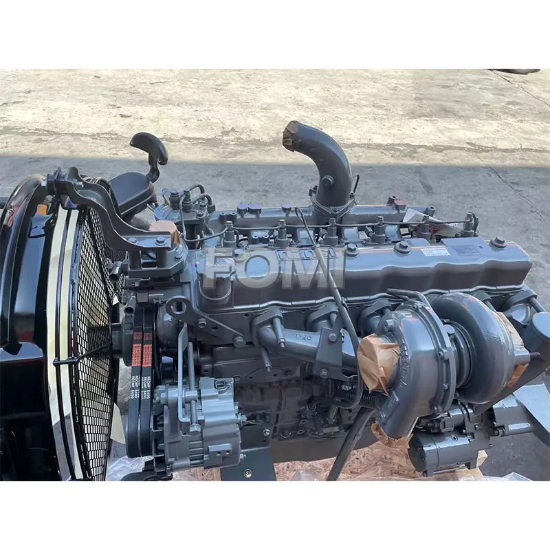 FOMI 6BG1 Engine Motor Used ZX200 SH200 Excavator Parts Diesel 6BG1T Engine Assembly For ISUZU 6BG1 Engine