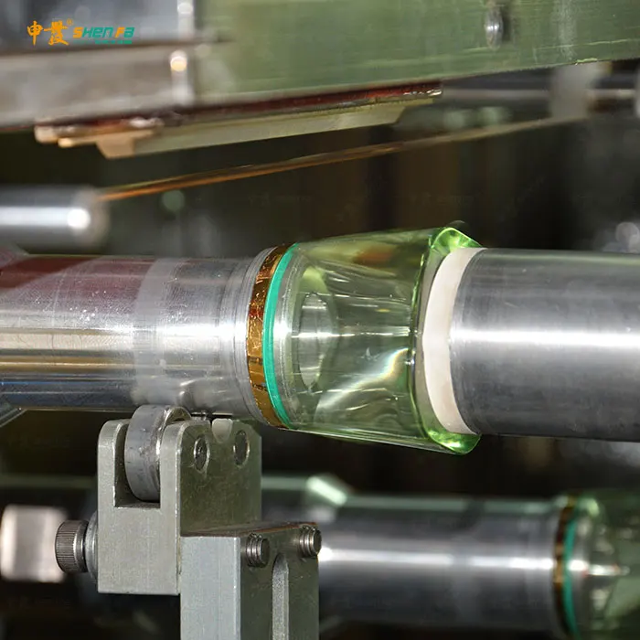 High speed Jars glass jars automatic hot stamping machine packing jars hot stamping