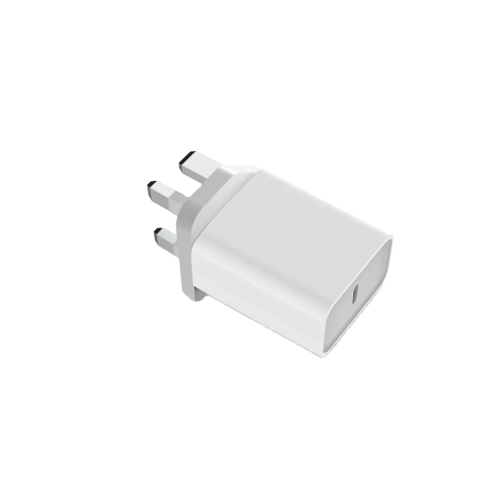 UK Plug PD 18W Type C wall Adapter Charger