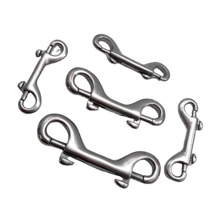 High Quality Stainless Steel Spring Hook Double End Hook Swivel Eye Snap Hook