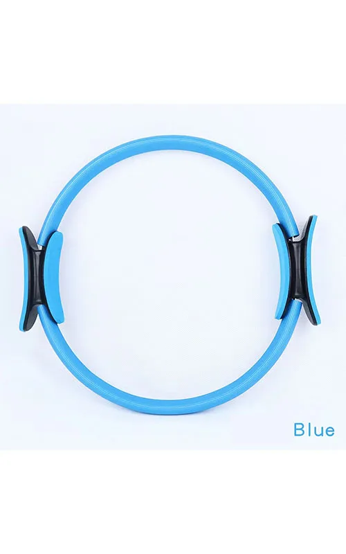 Custom Logo NBR Double Handle Pilates Ring Slimming Body Building Exercise Fitness Gym Accessory Indoor Yoga Wheel Circle