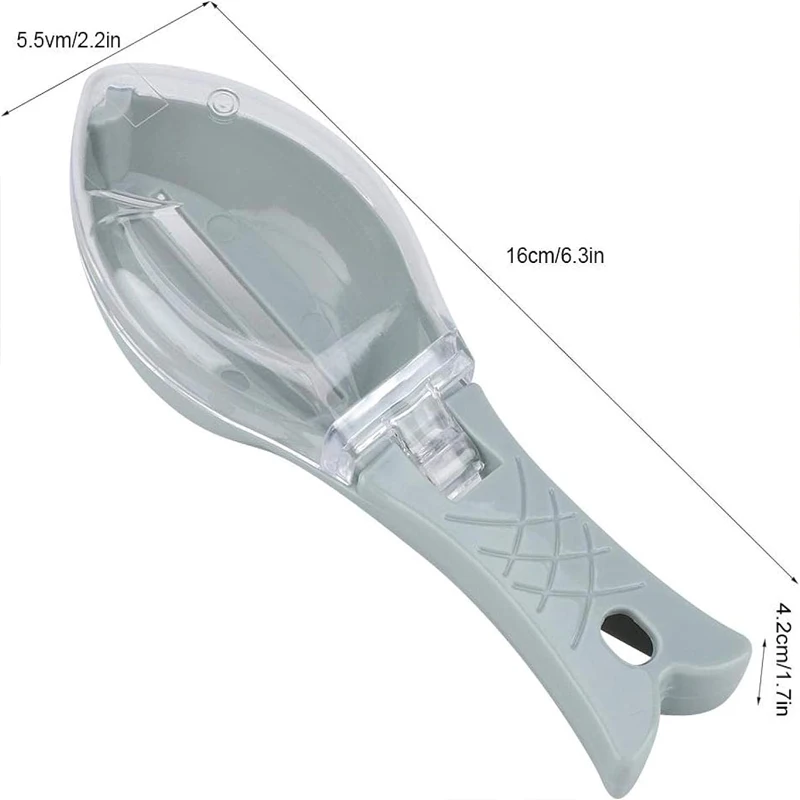 Wholesale Easy Kitchen Cleaning Tool Fast Remove Fish Skin Brush Plastic Fish Scales Graters Scraper