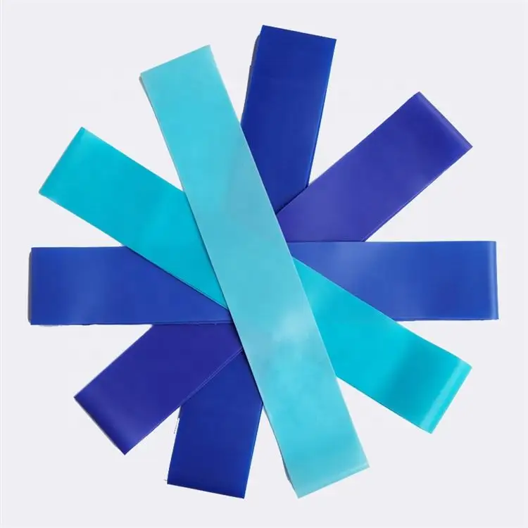 5 Colors Yoga Resistance Rubber Bands Indoor Outdoor Fitness Equipment 0.35Mm-1.1Mm Pilates Sport Training Workout Elastic Loop