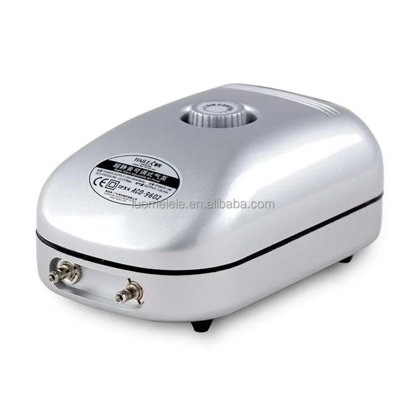 HAILEA ACO-9601/9602/9610 Oxygen Pump Ultra-Quiet Aerator Adjustable Small Aquarium Air Pump Household Fish Tank