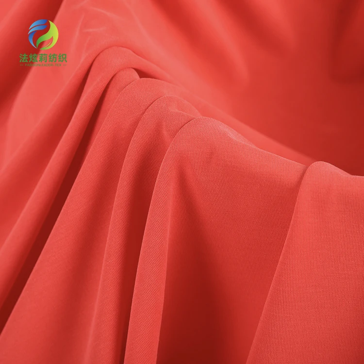 Imitate cupro comfortable 40s 160gsm 60%Modal 40%Polyester sand washed single jersey rib with flat knitted fabric for shirt top