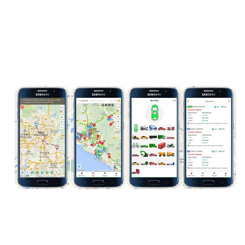 2G/3G/4G Автомобильный GPS трекер Поддержка датчик уровня топлива RFID считыватель карт и температуры Черный Gps для