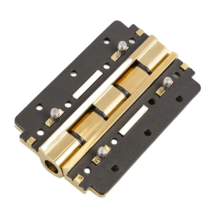 High Quality ISO9001 custom modern Gold profile  Heavy Duty Aluminum Folding Door  Hinge For Gates