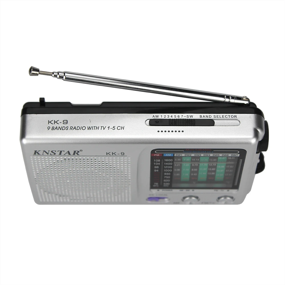 KNSTAR KK-9 FM AM SW Mini Portable Multiband Radio Short Wave Radio