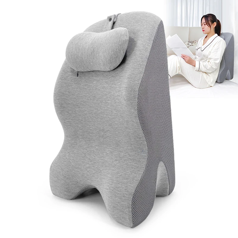 Popular Removable Bed Back Support Pillow Maternity Nursing Cushion with Soft Memory Foam