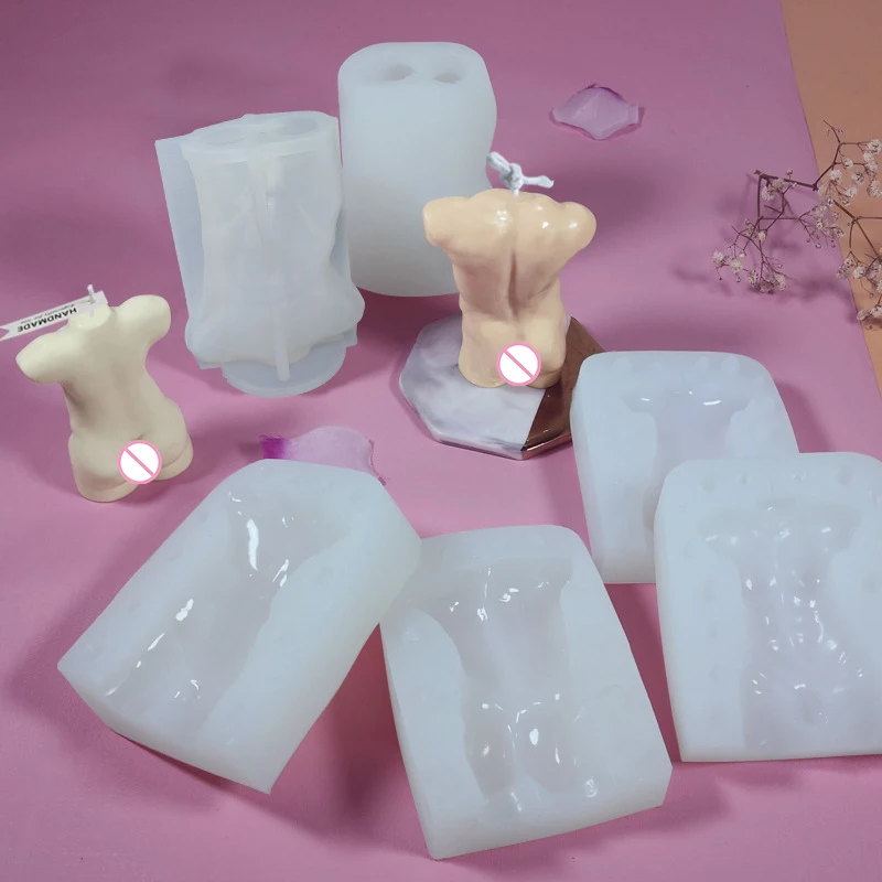  Силиконовые 3d формы женские свечи Ok женское тело Женский торс большая форма для беременных женщин Мужская