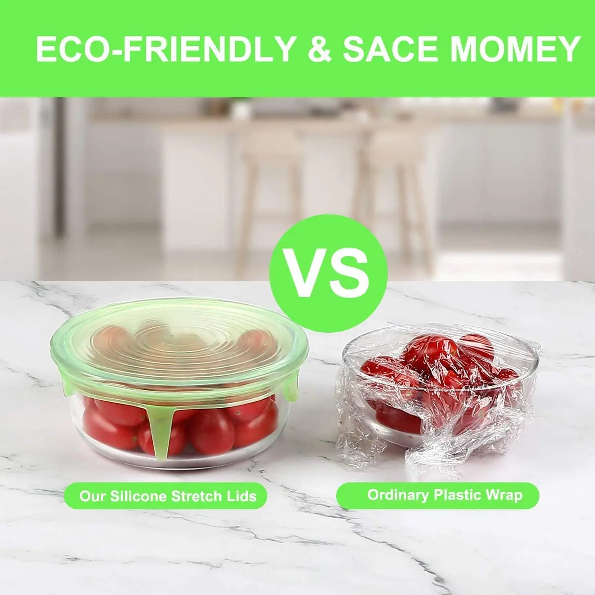 Factory direct price food-grade bottle closures cover seal reusable silicone stretch lids for bowls cups cans