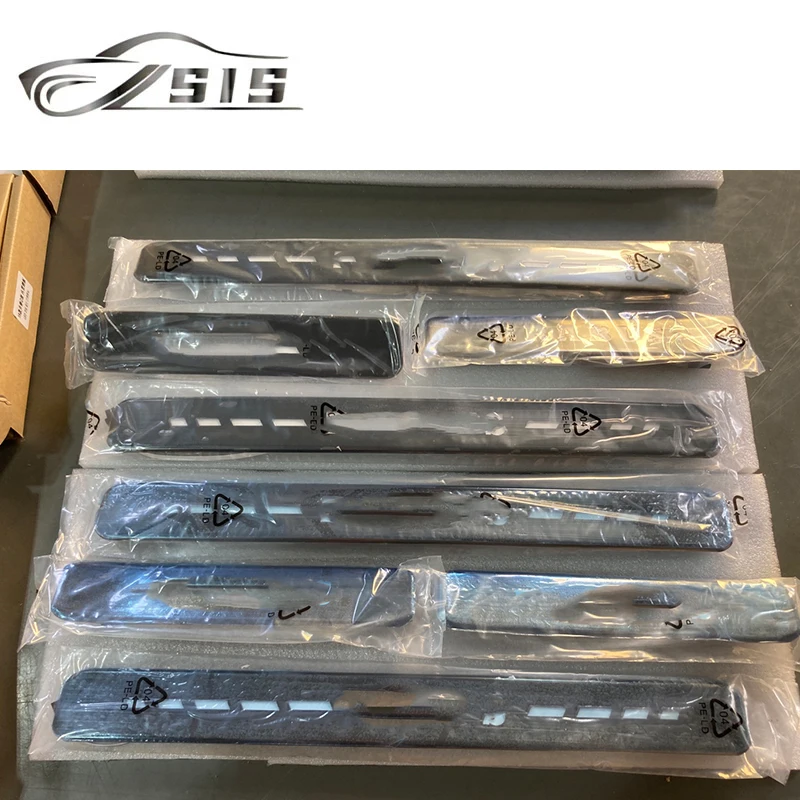 G-Class W464 Welcome Pedal Plastic Material For G wagon W463a G500 G550 G63 G400D 2018-2022 Year Running Board Light Side Step