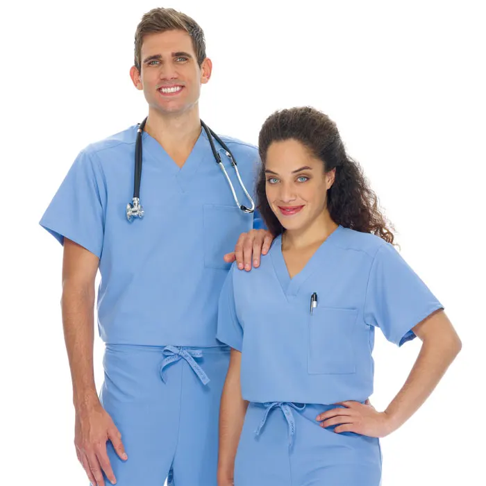 Wholesale Clothing OEM Custom Logo Nurse Suit Designer Clothes Scrubs Uniforms Sets Massage Hospital Uniforms Unisex Set
