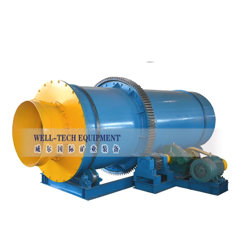 Drum scrubber washing machine  for cleaning gypsum stone