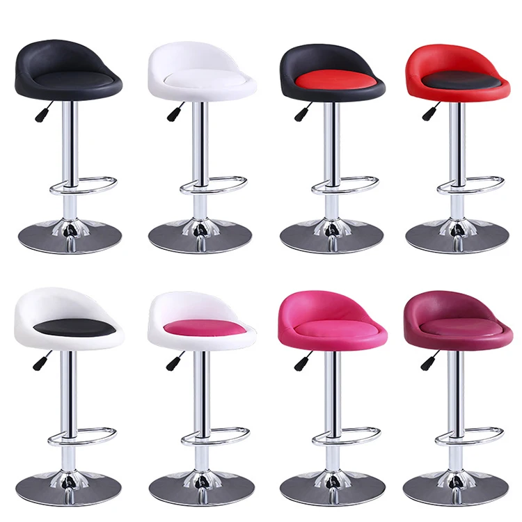 Modern Luxury Restaurant Dining Swivel High Chair Sets Velvet Chairs Bar Stools for Kitchen