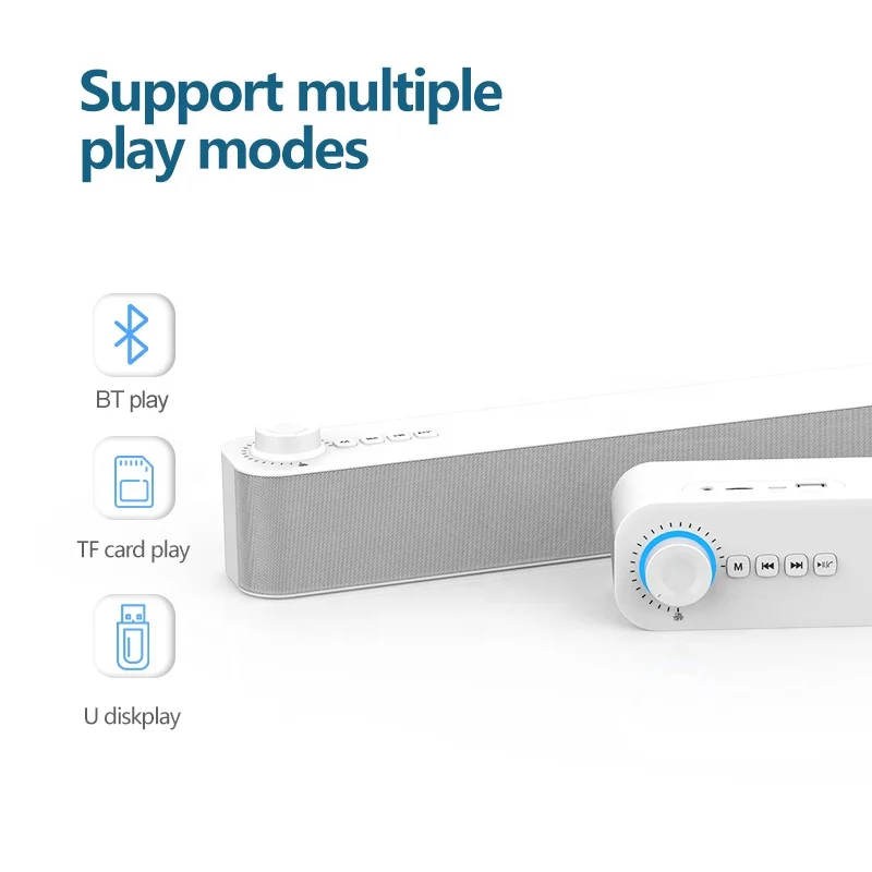 Top Selling BT Wireless Speaker home theatre system super bass support TWS function soudbar Speaker sound bar with subwoofer