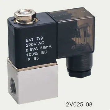 2V series 2/2way low power price high quality solenoid valve