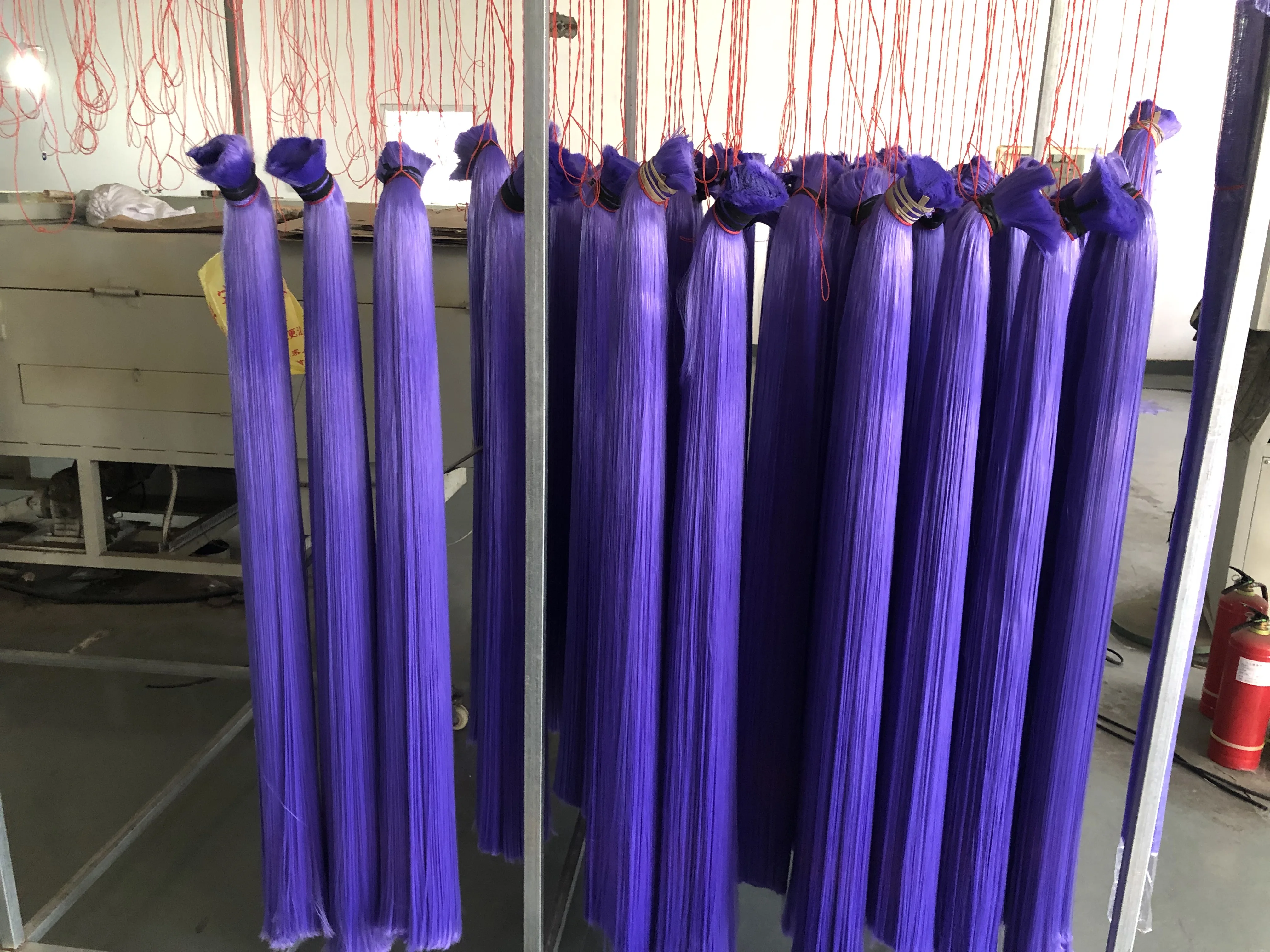 Matte Black Color synthetic PBT Filament Raw Material for False Eyelash Extension eyelash brush filament