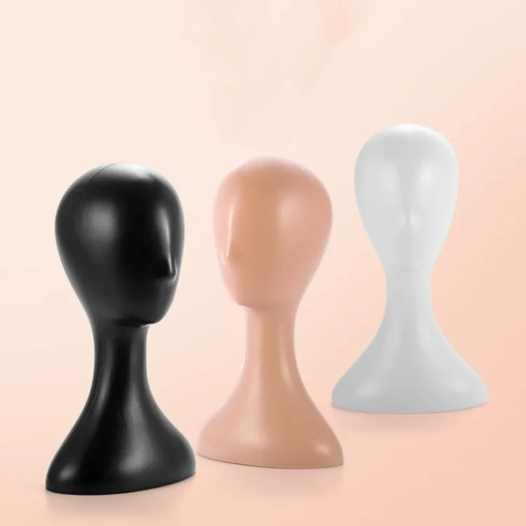 Factory Direct Sale Plastic Wig Display Mannequin Head for Hat and Scarf Stand Heads