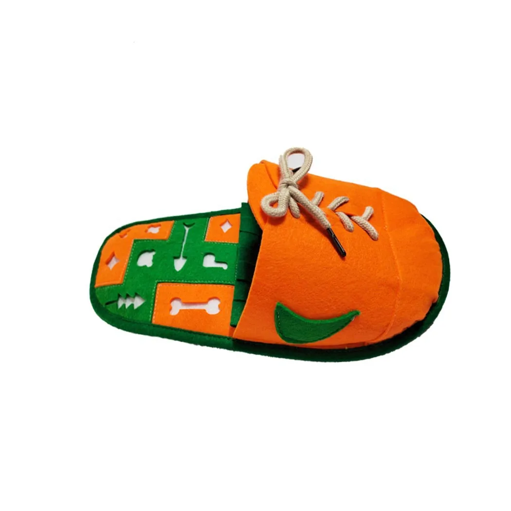 Amazon cloth new slippers pet cat and dog supplies smelling hidden food mat toys Slow food decompression puzzle training mat