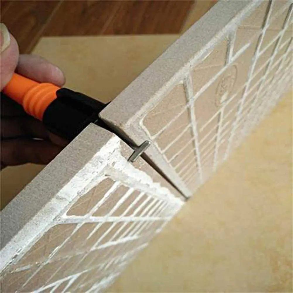 Tile Leveling System Kit, Tile Leveler Spacers Replaceable Steel Pins Ceramic Tile Installation Tool for Walls Flooring