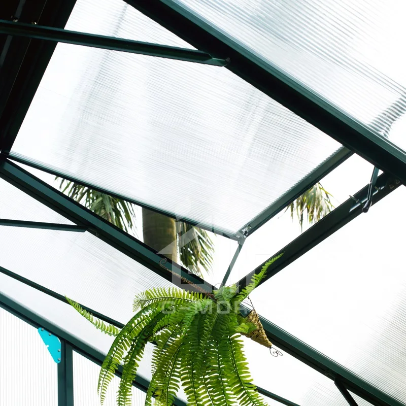 G-MORE Top Quality Multi Span Commercial Greenhouse for Garden Centre 8x5 Meters