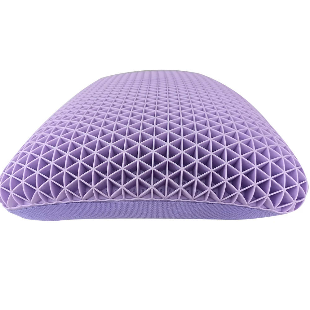 New Product TPE Pillow Composite Pillow TPE Gel with Memory Foam Best for Sleepers Large Soft Super Durable Cool Washable Health