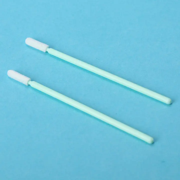 Sponge Cotton Swab Cm-fs741 Round Head Green Rod Lens Purification Wipe Stick 500 Pack