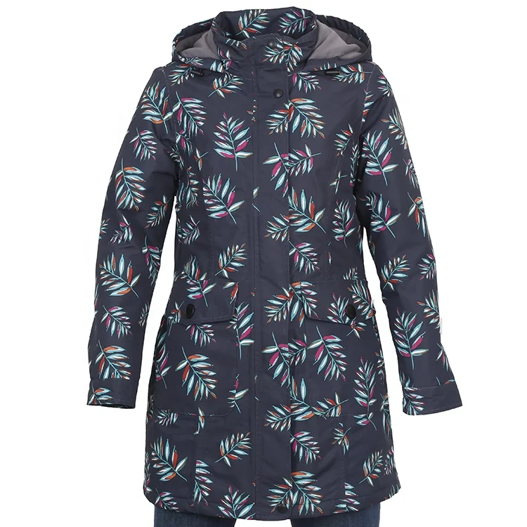 New design women warm winter long parka hooded coats  jackets