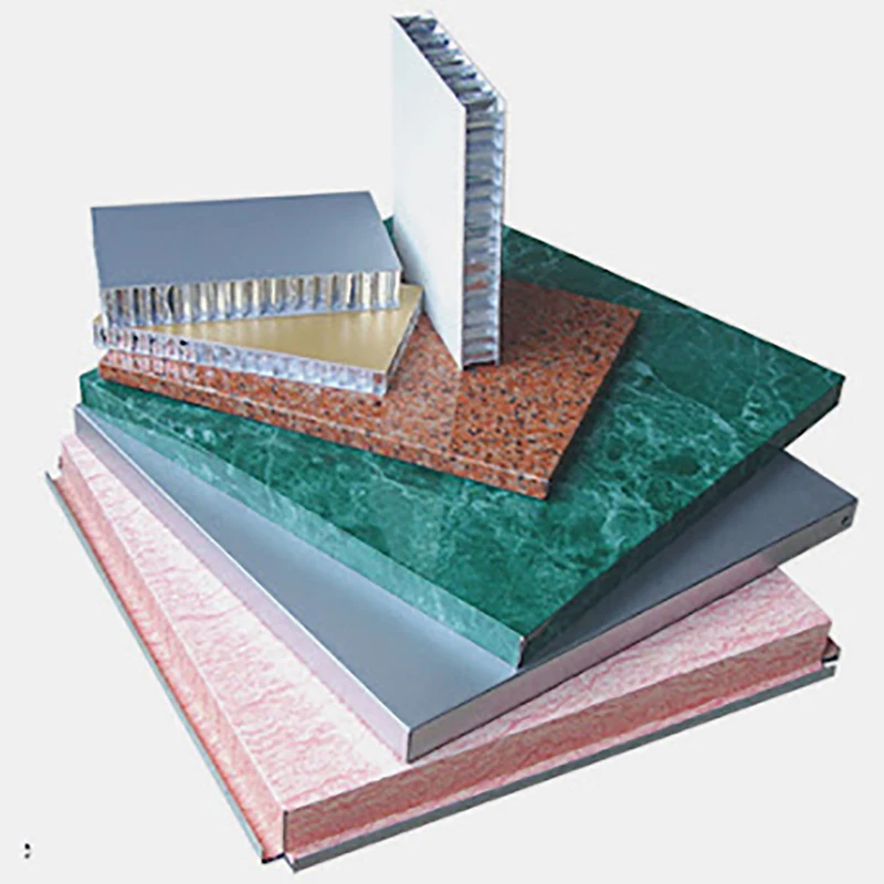 Manufacturer 4x8 Aluminum Uhpc Thermo Foam Door Board 18mm 20mm Marble Alucore Aluminium Honeycomb Panel for Kitchen