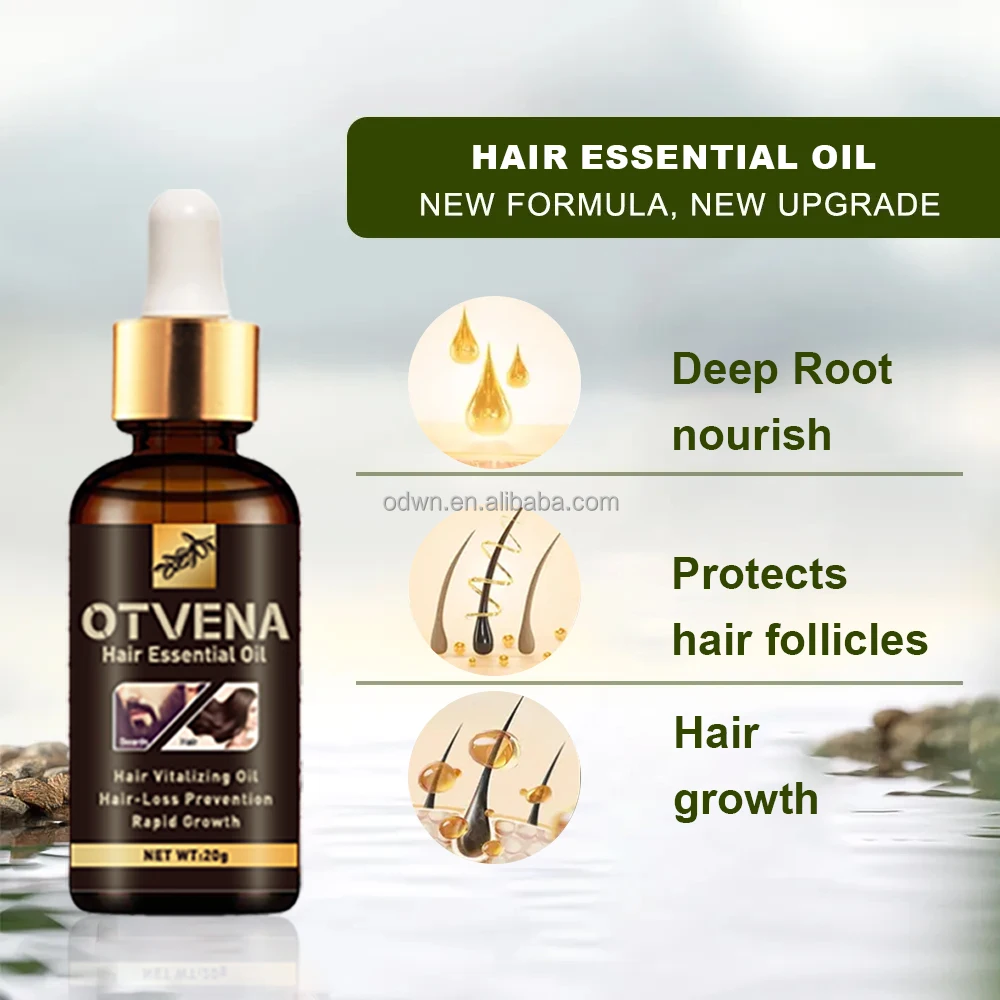 Contract Manufacturing Hair Care Organic Growth Hair Oil Anti Hair Loss Scalp Serum For Men Women