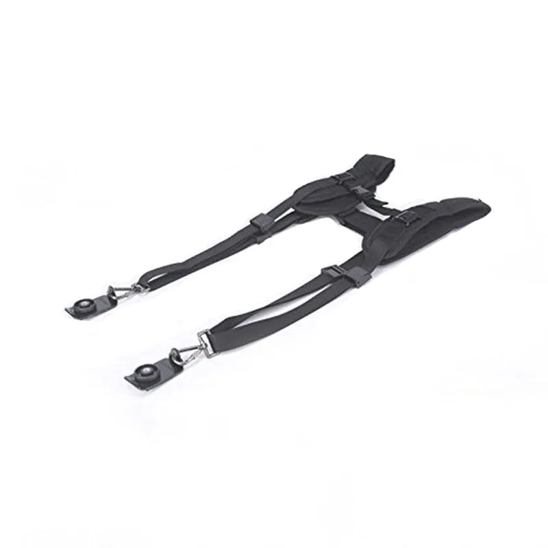 Custom Adjustable Quick Release Dual Shoulder Harness Neck neoprene Camera Strap black belt strap for 2 cameras