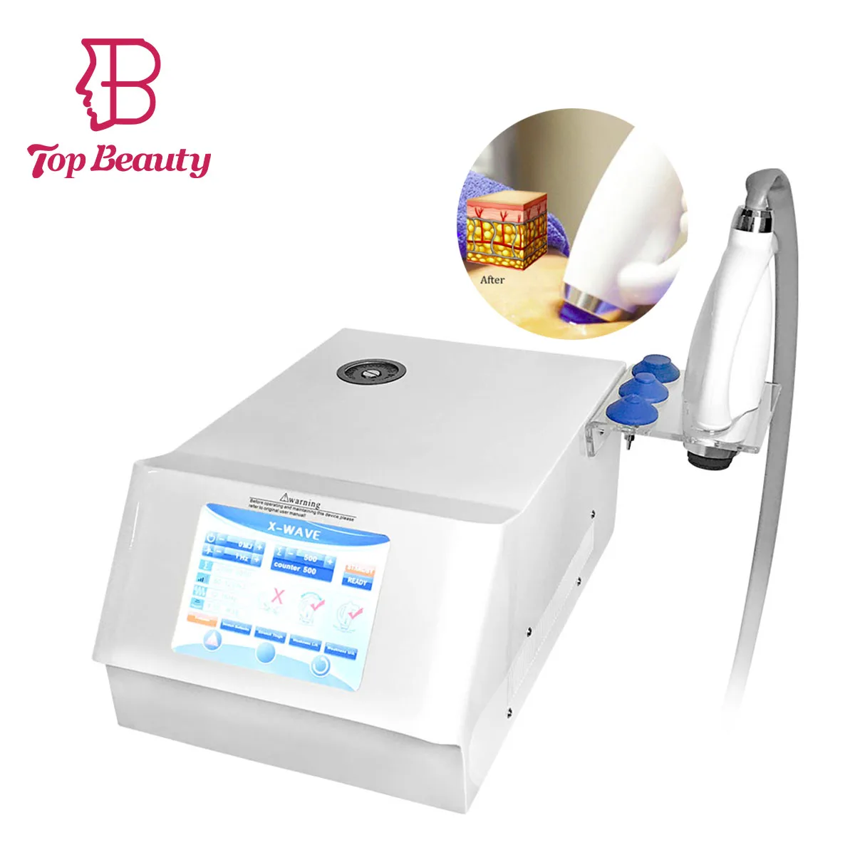 New Design Shockwave Non-invasion Anti-cellulite Muscle Relaxing Body Therapy Massage Equipment for Pain Relief Treatment