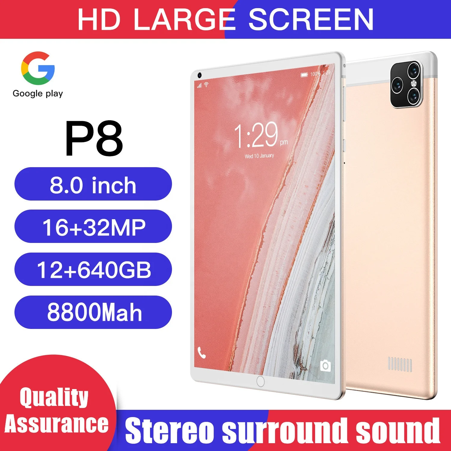 XINZY   OEM     Cheapest and best selling 8 inch kids android tablet pc android SC7731G quad core 1GB+16GB 3G phone call tablet