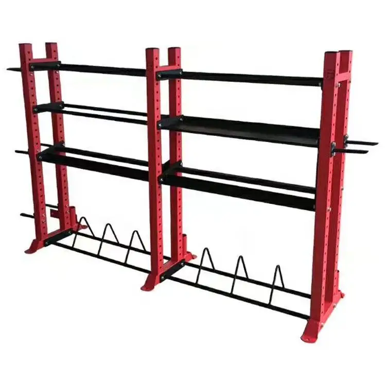 Home Gym Storage Rack, Workout Wall Rack, Multi-Purpose Wall Mount Holder for Exercise Bands, Dumbbell, Jump Ropes, Lifting Belt