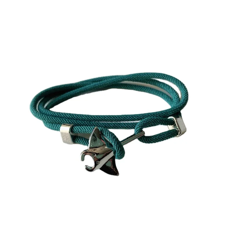 2022 New Design Devil Fish Charms Fish Shaped charm Bracelet Manta fish bracelet